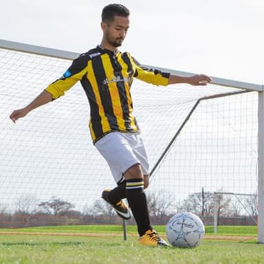 Champion Sports Viper Soccer Ball, Size 5 – Soft Touch TPU Cover, Airlock Bladder – Ages 12 & Up – Blue/Black/White - Image 6