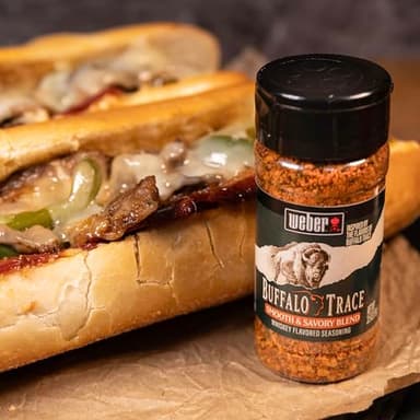 Weber Buffalo Trace Whiskey Flavored BBQ Seasoning, 6.5 Ounce - Image 8