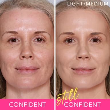 Doll 10 Peptide Bounce Balm Foundation™ – Hydrating, Age-Defying Foundation for Older Women, All Skin Types – Vegan, Clean, Natural, Medium Buildable Coverage, Blurs Fine Lines - [Light/Medium] - Image 3