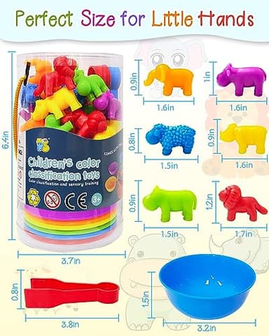 Yetonamr Counting Dinosaurs Montessori Toys for 3 4 5 Years Old Boys Girls, Toddler Preschool Learning Activities Toy for Kids Ages 3-5, 4-8, Birthday Gifts Sensory Toys - Image 6
