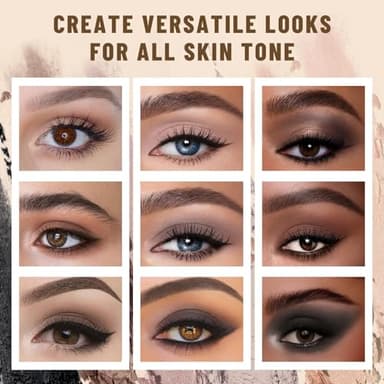 SUSIKEKI 6 Colors Mini Eyeshadow Makeup Palette Neutral Nude Smoky Eye Shadow Taupe & Brown Matte Make Up Pallet with Mirror Highly Pigmented Long Lasting Waterproof Travel Size Gift Kit 01 - Image 3