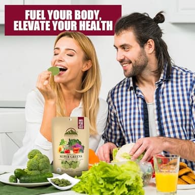 Himalayan Chef Super Greens Veggie Crisp 30g each Freeze-Dried Superfood Snack 30+ Organic Green Veggie Mix Protein-Rich, Nutrient-Packed, Gluten-Free 10 Pack - Image 3