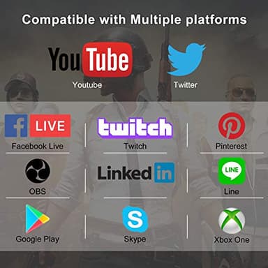 Capture Card Nintendo Switch, 4K HDMI Video Capture Card, 1080P 60FPS, HDMI to USB 3.0 Capture Card for Streaming Work with Camera/Xbox/PS4/PS5/PC/OBS - Image 7