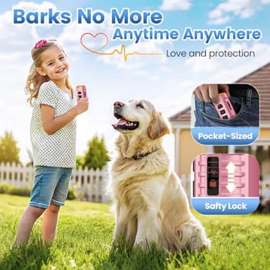 Dog Bark Deterrent Device, Anti Barking Device for Dogs 3X Ultrasonic to Stop Barking Neighbors Dog| 50ft Range, 5 Adjustable Modes, Flashlight & Beep | Safe & Effective for Small, Medium & Large Dogs - Image 9