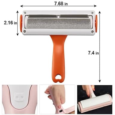 Pet Hair Remover for Couch - Reusable Lint Roller - Essential Pet Supplies Dog Products Pet Products, Dog Hair Remover for Couch, Cat and Dog Hair Remover for Car - Image 5
