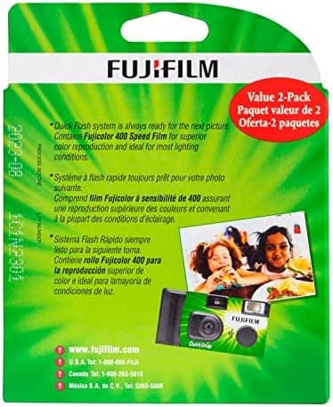 Fujifilm QuickSnap Flash 400 One-Time-Use Camera - 2 Pack - Image 7