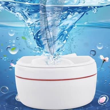 Mini Dishwasher & Washing Machine, Portable USB cleaner sink washing machine, Travel Washing Machine & Sink Dishwasher, Turbo Washer For Camping, Travelling, RV, Apartment, Business Trip (White) - Image 2
