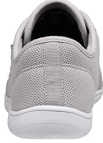 WHITIN Women's Barefoot Shoes Fashion Sneakers Minimalist Wide Width Toe Box Zero Drop Size 7 W81 Athletic Gym Running Walking Tennis Flat Grey 37 - Image 5