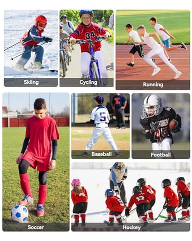 Runhit 3 Pack Boys Compression Leggings,Athletic Tights Basketball Compression Pants,Youth Boys Base Layer Pants Sports Legging Black+White+Navy Blue S - Image 5