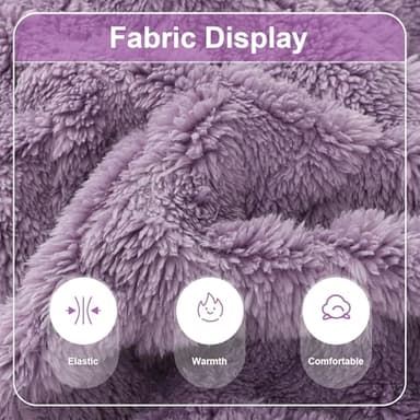 Dog Sweaters for Small Dogs Fleece Small Dog Pajamas Pet Clothes Cat Sweater Fall Winter Warm Puppy Clothes Boy Girl Doggie Outfits Jumpsuits for Chihuahua Yorkie, Purple, XXS - Image 7