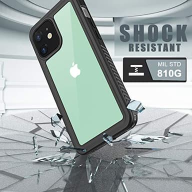 Diverbox for iPhone 12 Waterproof Case,Waterproof Shockproof Dustproof IP68 Full-Body Hard Case Built-in Screen Protector Underwater Outdoor Waterproof Cover for iPhone 12,6.1 in (Clear) - Image 6