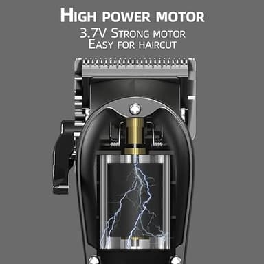 Haokry Hair Clippers for Men Professional - Cordless&Corded Barber Clippers for Hair Cutting & Grooming Rechargeable Beard Trimmer - Image 6