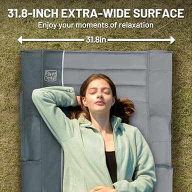 Timber Ridge Extra Wide Heavy Duty Camping Cot for Adult, Easy Set Up Oversized Sleeping Cot with Carry Bag for Camping, Travel and Outdoors, Support up to 450lbs - Image 7