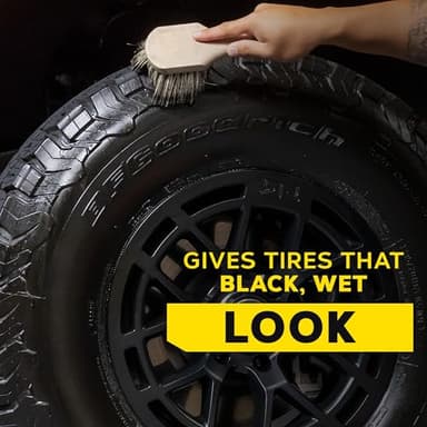 Meguiar's Ultimate Insane Shine Tire Spray - Premium Tire Dressing that Delivers a Lasting High Gloss Wet Look and is Easy to Use; Advanced Tire Shine that Bonds for a Long-Lasting Finish, 16 Oz Spray - Image 3