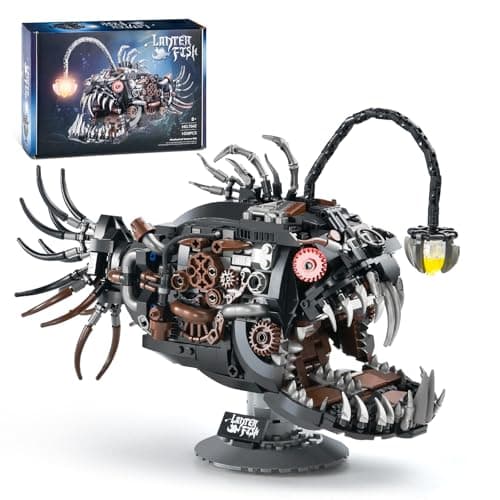 XITALAXU Mechanical Fish Building Sets,Ocean Animal Collection Toy,Adults Home or Office Decor,STEM Building Gift for Teens Boys and Girls 8-14 (1038PCS) - Image 1