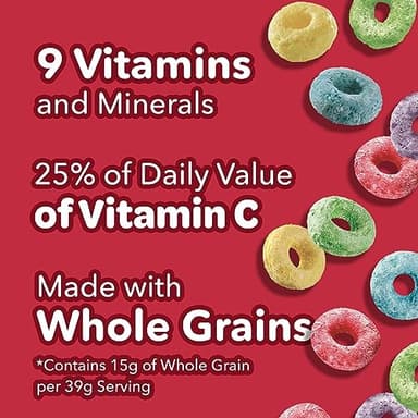 Kellogg's Froot Loops, Breakfast Cereal, Original, .95oz (70 Count) - Image 3