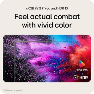 LG 24U411A-B 24-inch Full HD (1920 x 1080) IPS Computer Monitor, 120Hz, HDR10, Reader Mode, Flicker Safe, HDMI, Slim Stand Base, Black - Image 6