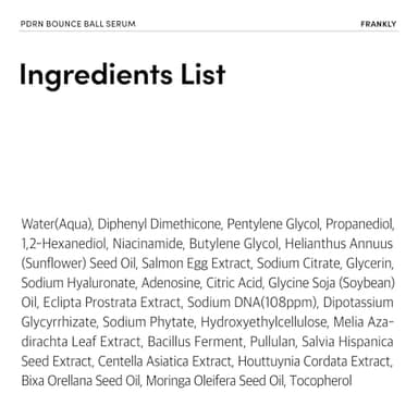 FRANKLY Salmon PDRN Bounce Ball Serum – PDRN Salmon DNA Serum for Plumping, Firming & Glass Skin | Glowing skin Booster | Lightweight, Non-Sticky Korean Skincare | 1.01 fl oz - Image 9