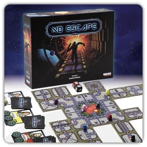 No Escape Board Game - Strategy Board Games for Adults, Family Games, Party Games. Unique Strategic Space Sabotage Traitor Maze Game with Tiles - Fun for Kids, Teenagers, Adults. 2 to 8 Players. - Image 1