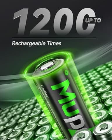 Rechargeable AAA Batteries 16 Pack,AAA Rechargeable Battery 1100mAh NiMH,1.2V Triple A Battery,Solar Battery High Capacity Low Self Discharge Pilas Recargables,3A Batteries for Remote Cordless Phone - Image 3