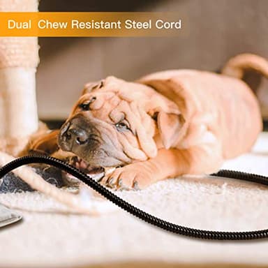 Toozey Large Pet Heating Pad, 6 Adjustable Temperature Dog Cat Heating Pad with Timer, Waterproof Heated Dog Bed with Chew Resistant Cord, Indoor Electric Pet Heated Mat 35x24in - Image 7