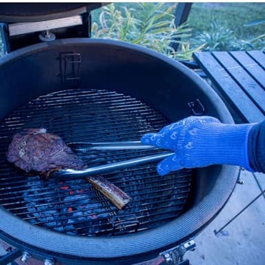 Grill Armor Oven Gloves 932°F Extreme Heat & Cut Resistant Oven Mitts with Fingers for BBQ, Cooking, Grilling, Baking – Accessory for Smoker, Cast Iron, Fire Pit, Camping, Fireplace, Griddle & More - Image 3