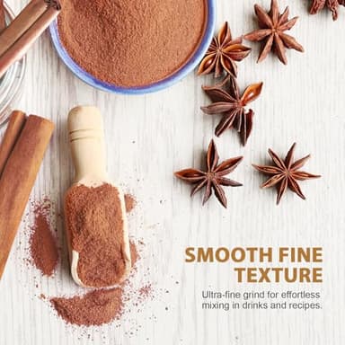 Soeos Organic Ceylon Cinnamon Powder, 8oz (227g), Premium Ground Cinnamon, Non-GMO, Gluten-Free, Freshly Packed - Image 4