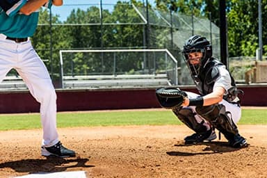 Mizuno Samurai Adult Baseball Boxed Catcher's Gear Set , Black-Royal, 16" Men's Adult - Image 8