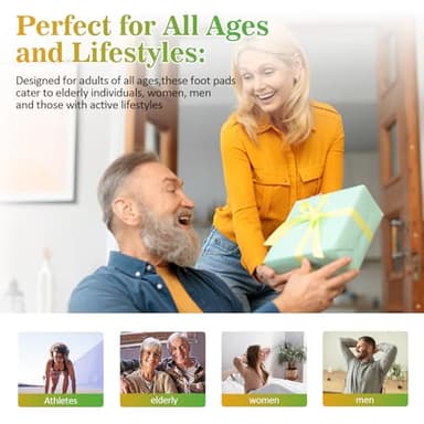 TEWEAE 32 Pads Foot Pads Natural Turmeric & Ginger, Wormwood, Bamboo Vinegar, Included 32Pads Goodnight Patches and 32 Adhesive Sheets - Image 6