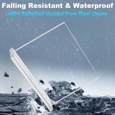 Acrylic Sign Holder 7x5, 6 Pack Clear Double Sided Table Menu Display Stand Suitable for Restaurants, Office, Store, Hotels - Image 5