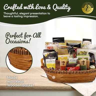 Gift Basket Village - The Best of the Best Gourmet Gift Baskets - Food Gift Basket Loaded with Crackers, Wafers & Spreads - Food Gift Baskets for Any Occasion - Made in USA - Ideal Gourmet Gift Basket - Image 6