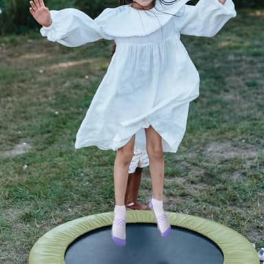 JAMEGIO Girl Socks 12 Pairs Girls Ankle Sock Athletic Running Low Cut Sock(10-14 Years) - Image 5