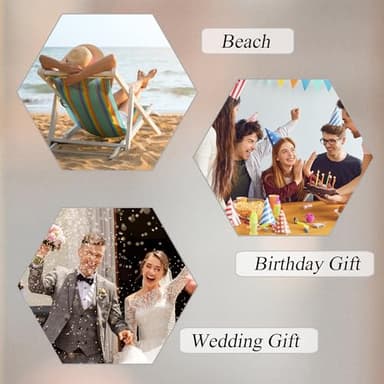 BeeGreen Personalized Gifts for Women Beach Bag Teacher Bag Initial Jute Tote with Zipper Closure Embroidery Large Birthday Gifts for Friends Mother Bride J, Natural and Black - Image 6