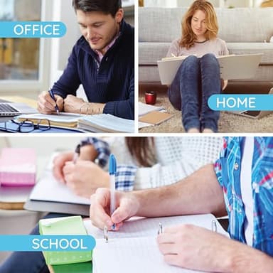 Blue Summit 3 Ring Binder Dividers with Tabs, Reinforced Edge, 1/8 Cut, Letter Size, 8 Tab Dividers for 3 Ring Binder Bulk, White, 12 Sets, 96 Pack - Image 6