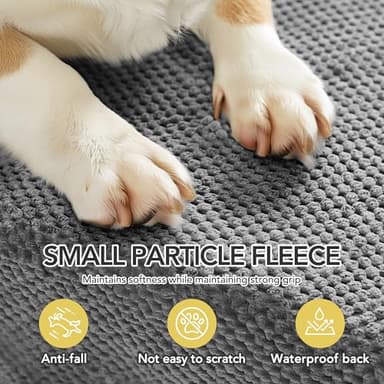 Deconovo Pet Stairs for Small & Elderly Dogs Cats 4-Step Dog Ramp Non-Slip Surface, Soft Washable Cover, Portable for Couch & Bed Use –Ideal for Senior Pets, Compact Storage Friendly, 19.7" H Ash Gray - Image 8