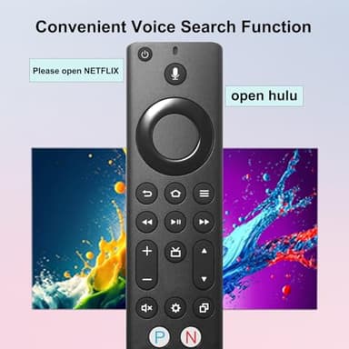 Replacement Voice Remote Control for All Insignia/Toshiba/Pioneer Smart TVs, Compatible with TV Stick, TV Cube - Image 4