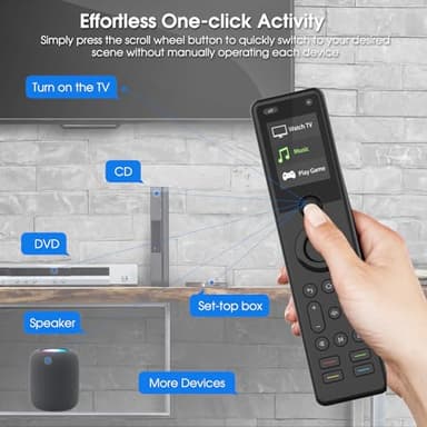 SofaBaton X1S Universal Remote with Hub and App, All in One Smart Universal Remote Control with Customize Activities, Control Up to 60 IR/Bluetooth/WiFi Devices - Image 4