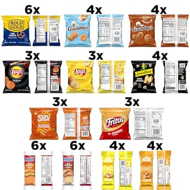 Frito-Lay Sweet & Salty Snacks, Variety Mix of Cookies, Crackers, Chips & Nuts, (Pack of 50) - Image 2
