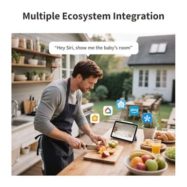 Aqara G100, 2K Indoor/Outdoor Security Camera, HomeKit Secure Video, 2-Way Audio, Spotlight Color/IR Night Vision, AI Detection, 140° FOV, Wi-Fi 6, Supports HomeKit, Alexa, Google and IFTTT, White - Image 8