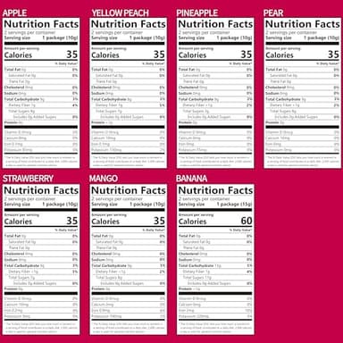 ONETANG Freeze-Dried Mixed Fruit, 12 Pack Single-Serve Pack, Non GMO, Kosher, No Add Sugar, Gluten free, Vegan, Holiday Gifts, Healthy Snack 0.35 Oz - Image 2