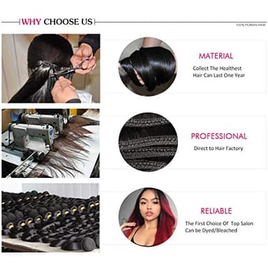 Liang Dian 14 Inch Straight Human Hair 4 Bundles Natural Color 12A Brazilian Virgin Hair 100% Unprocessed Straight Human Hair Bundles(14" 14" 14" 14") - Image 7