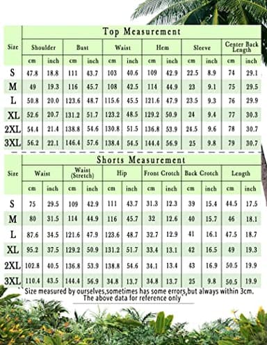 COOFANDY Men's Flower Casual Button Down Short Sleeve Hawaiian Shirt Suits Two Piece Outfits Sets Tropical Vacation Wear - Image 6