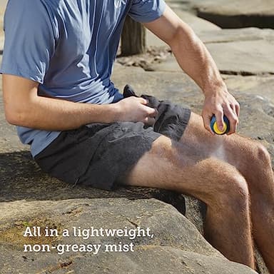 Oars + Alps Sunscreen Spray for Face & Body, SPF 50 Travel Size Sunscreen, Infused with Vitamin C & Antioxidants, No Residue, Water & Sweat Resistant, All Skin Types, Lightweight, Hydrating 1.87oz - Image 5