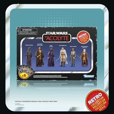 STAR WARS Retro Collection The Acolyte Multipack, 3.75 Inch Collectible Action Figure 6-Pack - Image 29