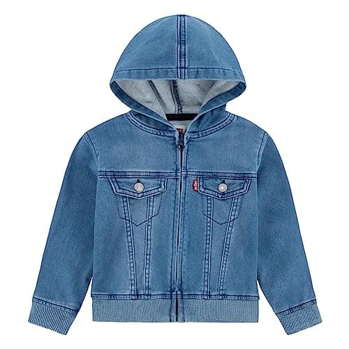 Levi's baby boys Hoodie, Sea Salt, 12 Months US - Image 1