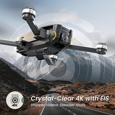 Holy Stone HS720E Drones with Camera for Adults 4K,Integrated Remote ID, 2 Batteries 46 Min Flight Time, 5GHz FPV Transmission, 130° FOV EIS Camera,Drone with 4K/30FPS Video,Brushless Motor, Auto Return, Follow Me, GPS Drone for Beginner - Image 3