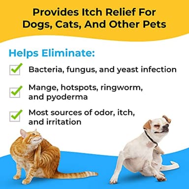 Smiling Paws Pets - Antibacterial & Antifungal Wipe for Dogs & Cats - Contains Ketoconazole & Chlorhexidine - Skin Treatment for Yeast Infection, Ringworm, Pyoderma, Bacteria & Fungus - 50ct (2 Pack) - Image 3