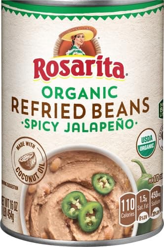 Rosarita Spicy Jalapeno Refried Beans, 16 0z. - Image 2