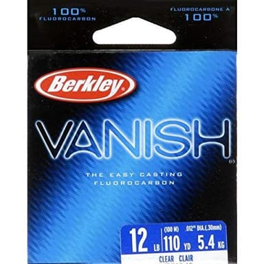 Berkley Vanish®, Clear, 4lb | 1.8kg, 250yd | 228m Fluorocarbon Fishing Line, Suitable for Saltwater and Freshwater Environments - Image 2