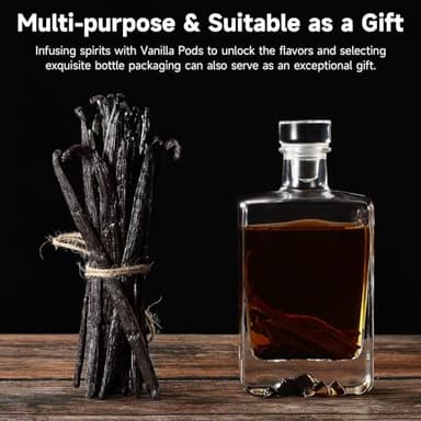 SPICEEL Madagascar Vanilla Beans Grade A Vanilla Pods for Making Vanilla Extract, Whole 5" - 7" Vanilla Beans for Baking, 10 Counts - Image 6